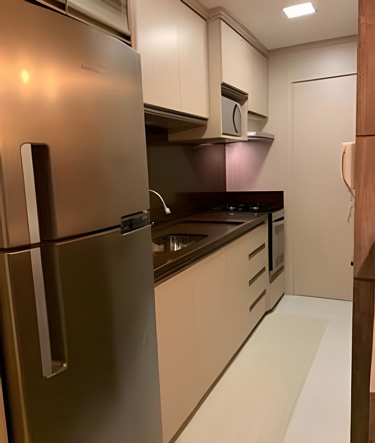 206/2 apto luxo com piscina aquecida