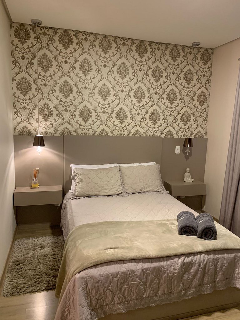 206/2 apto luxo com piscina aquecida
