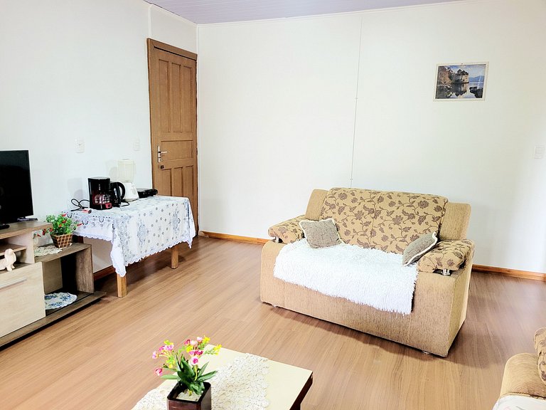 Casa vista das colinas