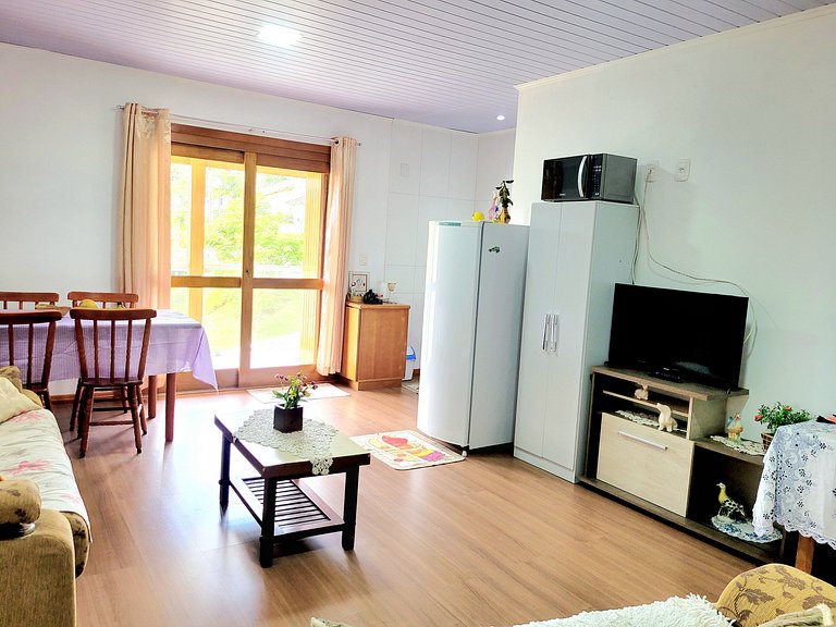 Casa vista das colinas